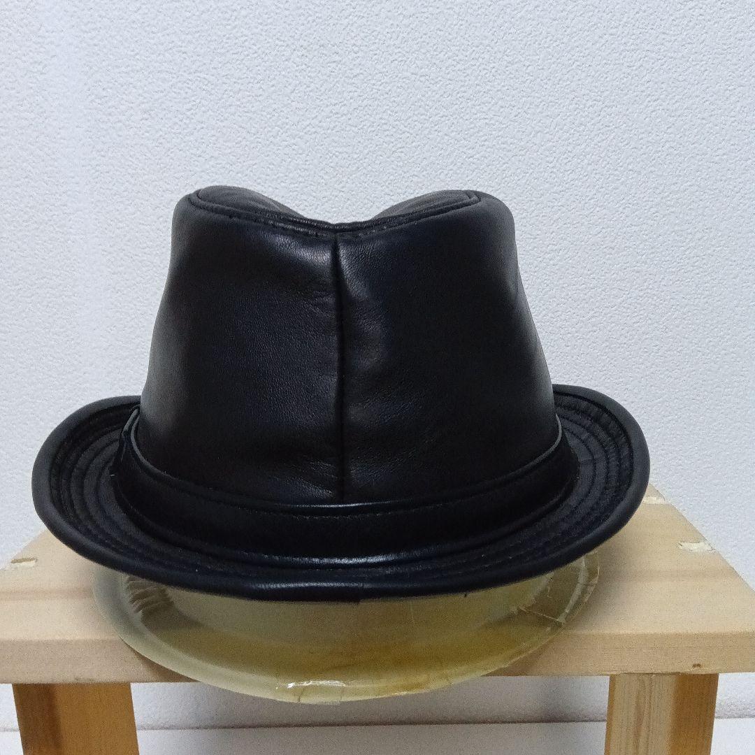 ☆NEWYORK.HAT／正規品ラムスキン.レザー未使用