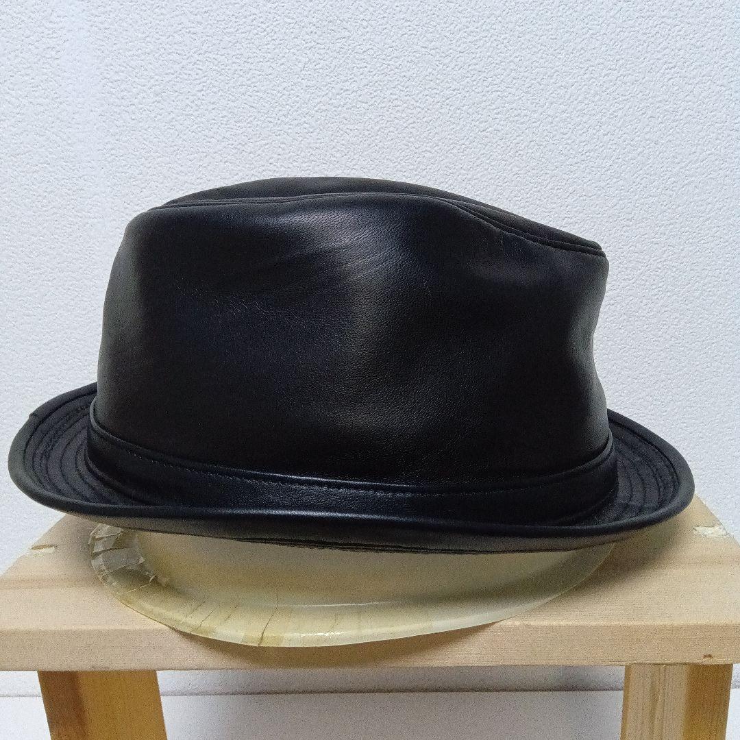 ☆NEWYORK.HAT／正規品ラムスキン.レザー未使用