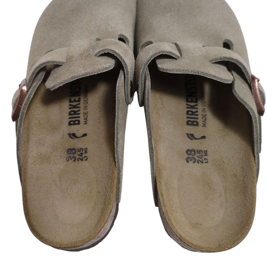 【美品!】ビルケンシュトック　ボストン　トープ　24.5cm