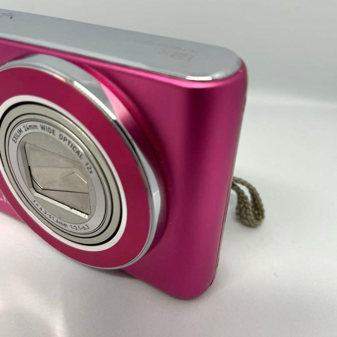 【美品】カシオ CASIO EXILIM EX-ZS190 ピンク