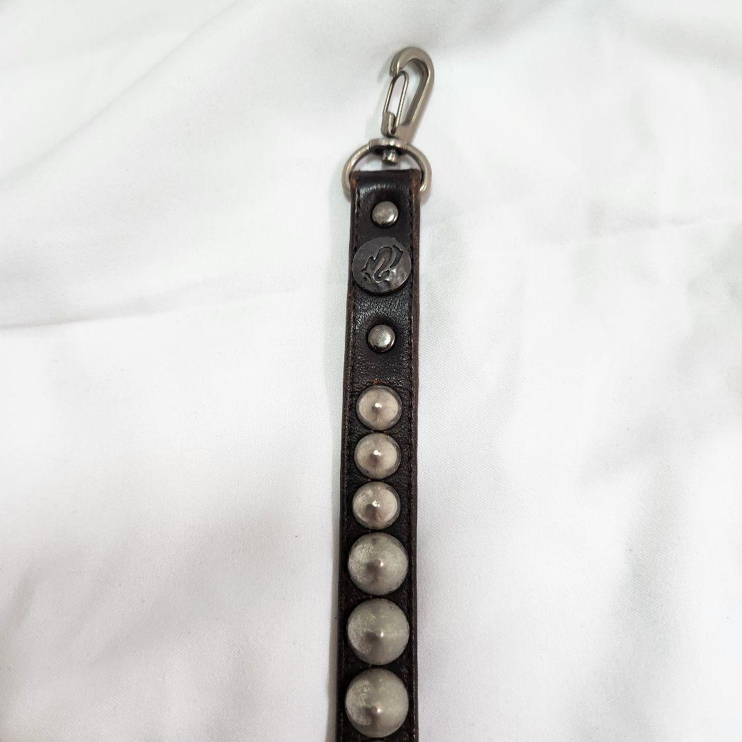 kmrii スタッズ　ウォレットコード　レザー　ウォレットチェーン