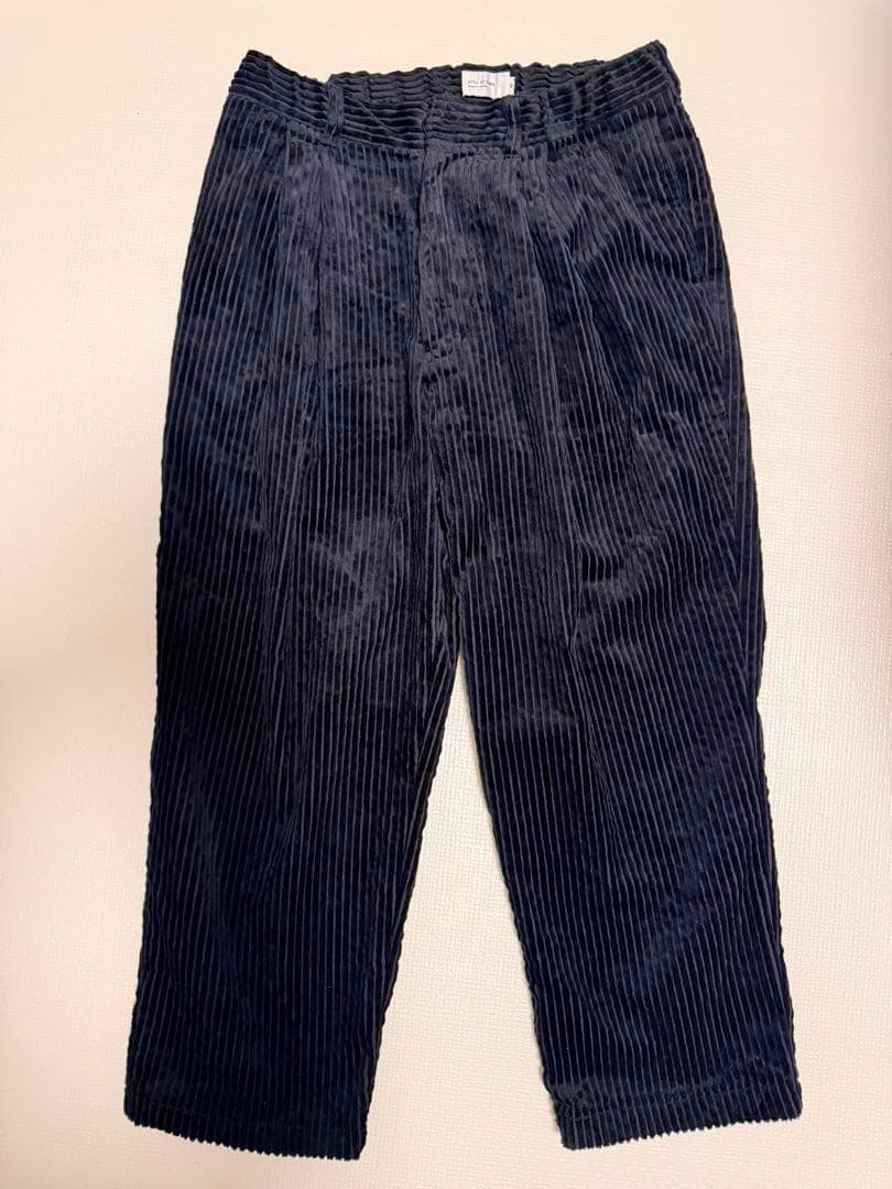 【STILL BY HAND】3.5W コーデュロイ2タックイージースラックス