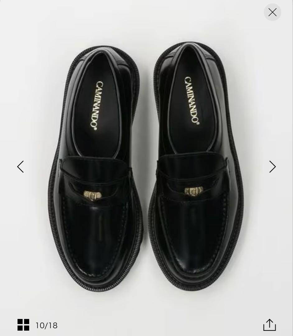 【新品未使用】（別注） <CAMINANDO>レザー ローファー