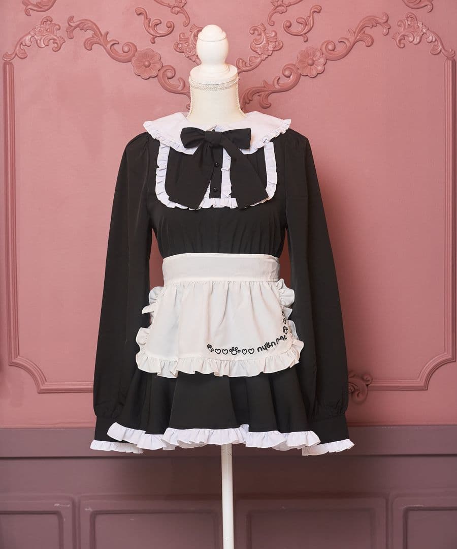 めいどにゃんぴーす♡ (ブラック) なゃんみー nyanme