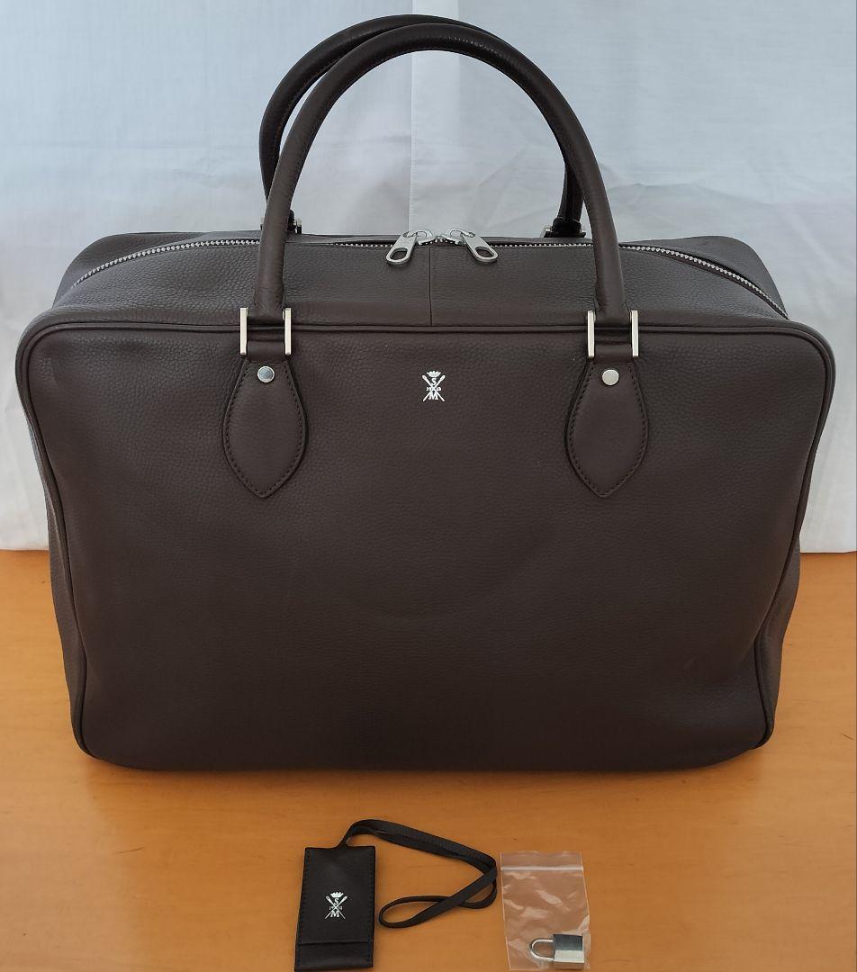 良品 SUTOR MANTELLASSI イタリア製 大型レザー ボストンバッグ