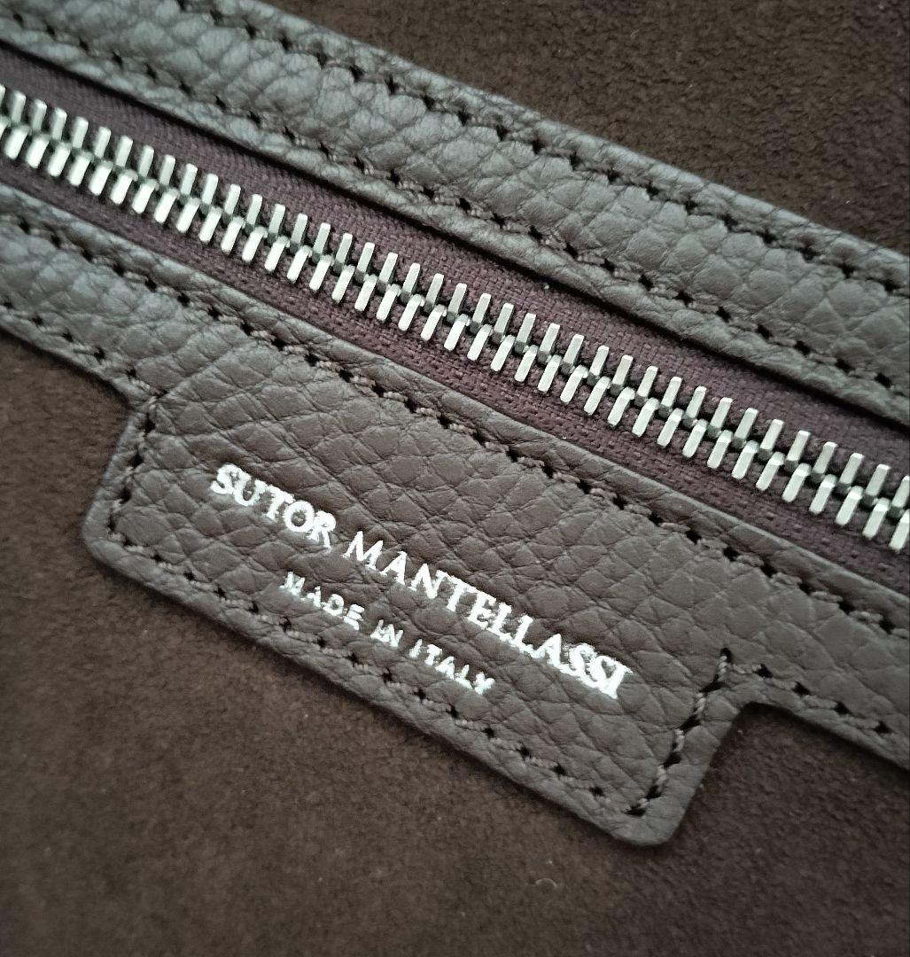 良品 SUTOR MANTELLASSI イタリア製 大型レザー ボストンバッグ