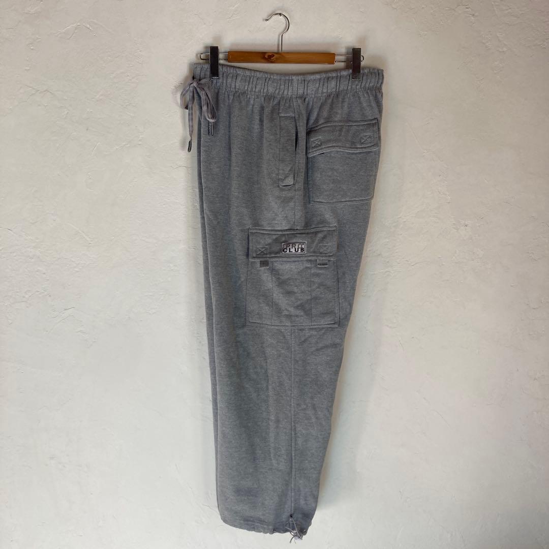 Proclub プロクラブ　スウェットカーゴパンツ　グレー　XL バギーパンツ