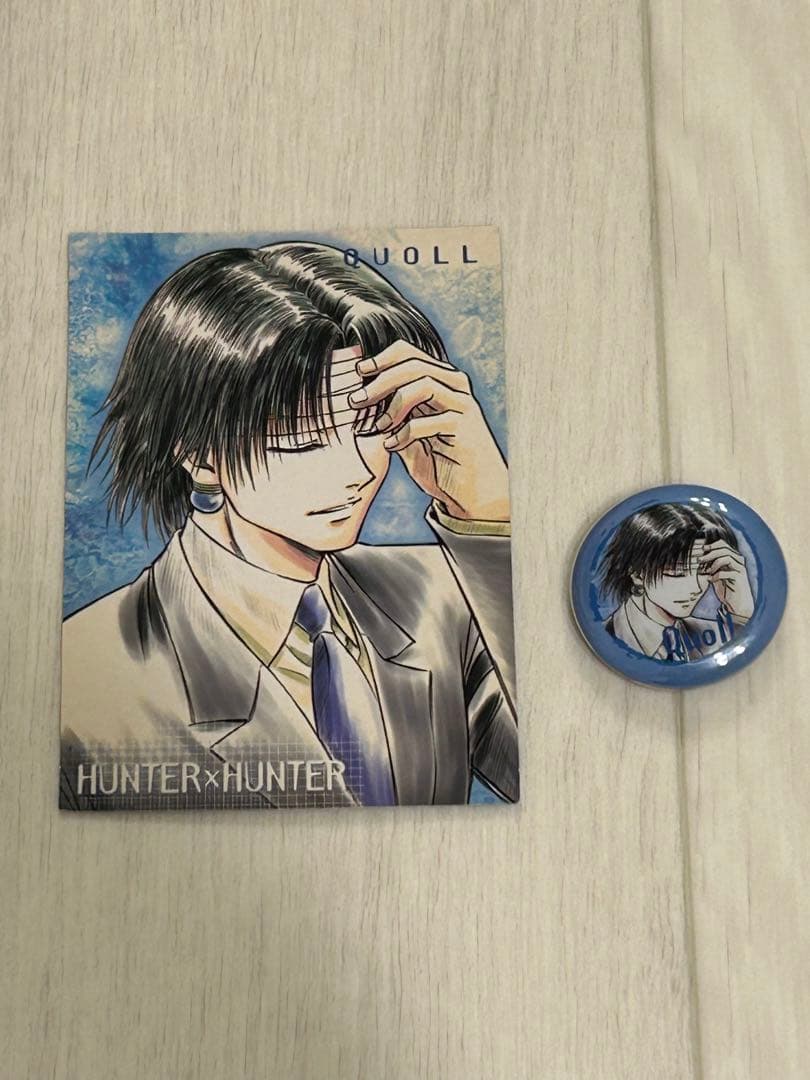 【稀少】旧HUNTER×HUNTER 缶バッチコレクション クロロ