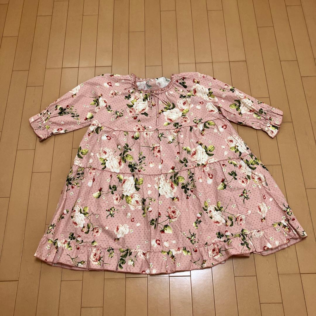 ピンクハウス　ベリーローズ　チュニックワンピース