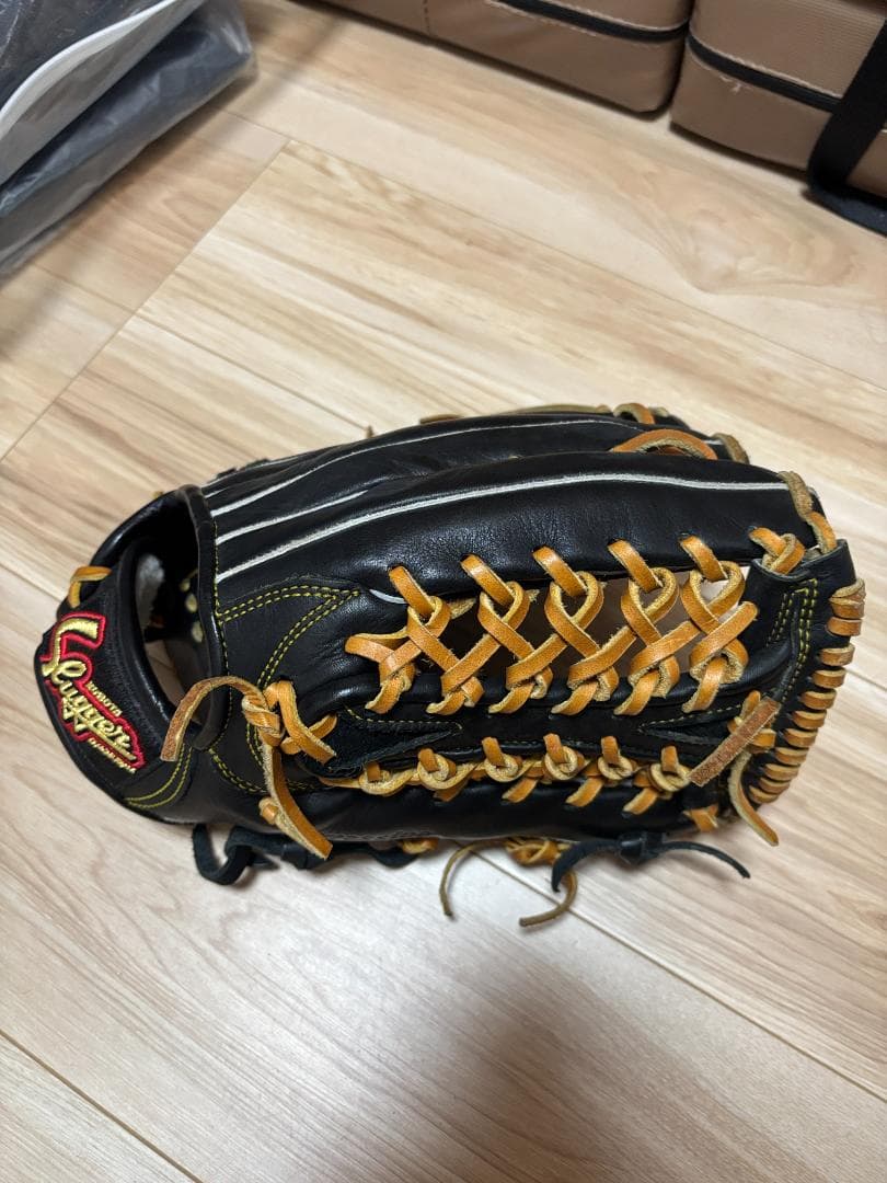 久保田スラッガー 軟式グローブ 外野 KSN-SPB ブラック×タン 右投げ