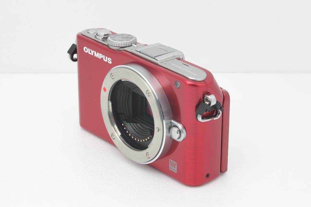 オリンパス OLYMPUS PEN E-PL3 ボディ レッド #350c