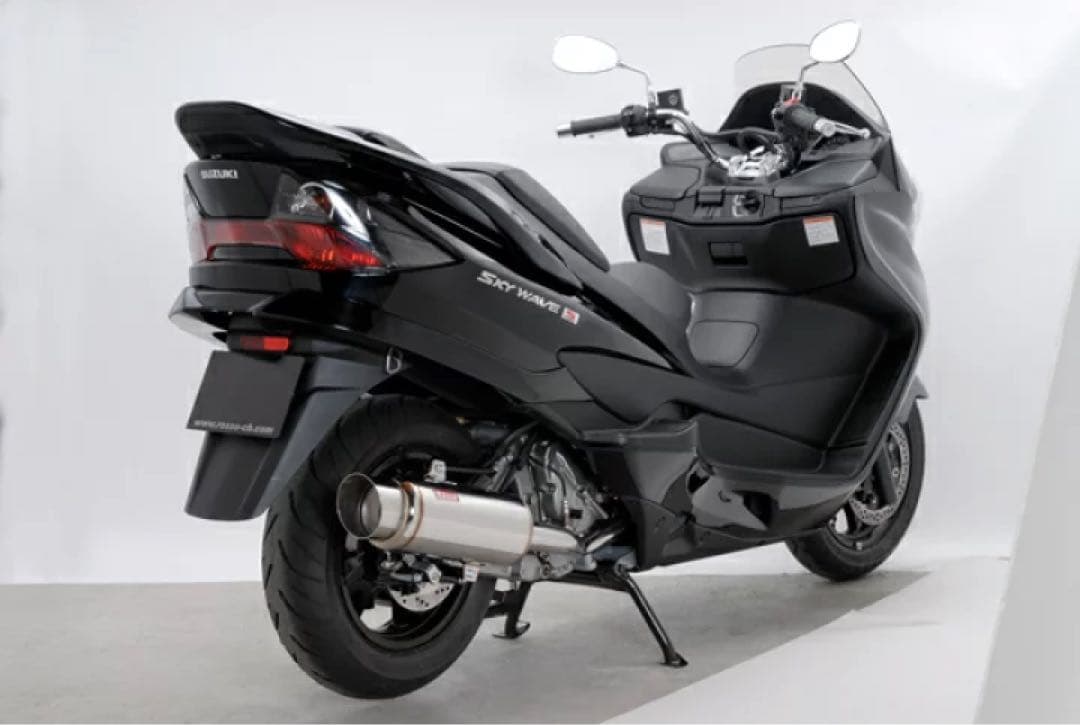 専用ROSSO スズキ スカイウェイブ250 ライネスマフラー