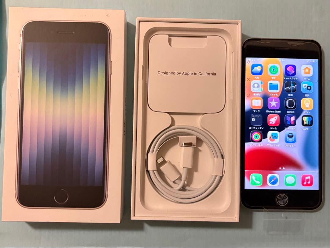 Apple iPhone SE 本体 充電ケーブル付き