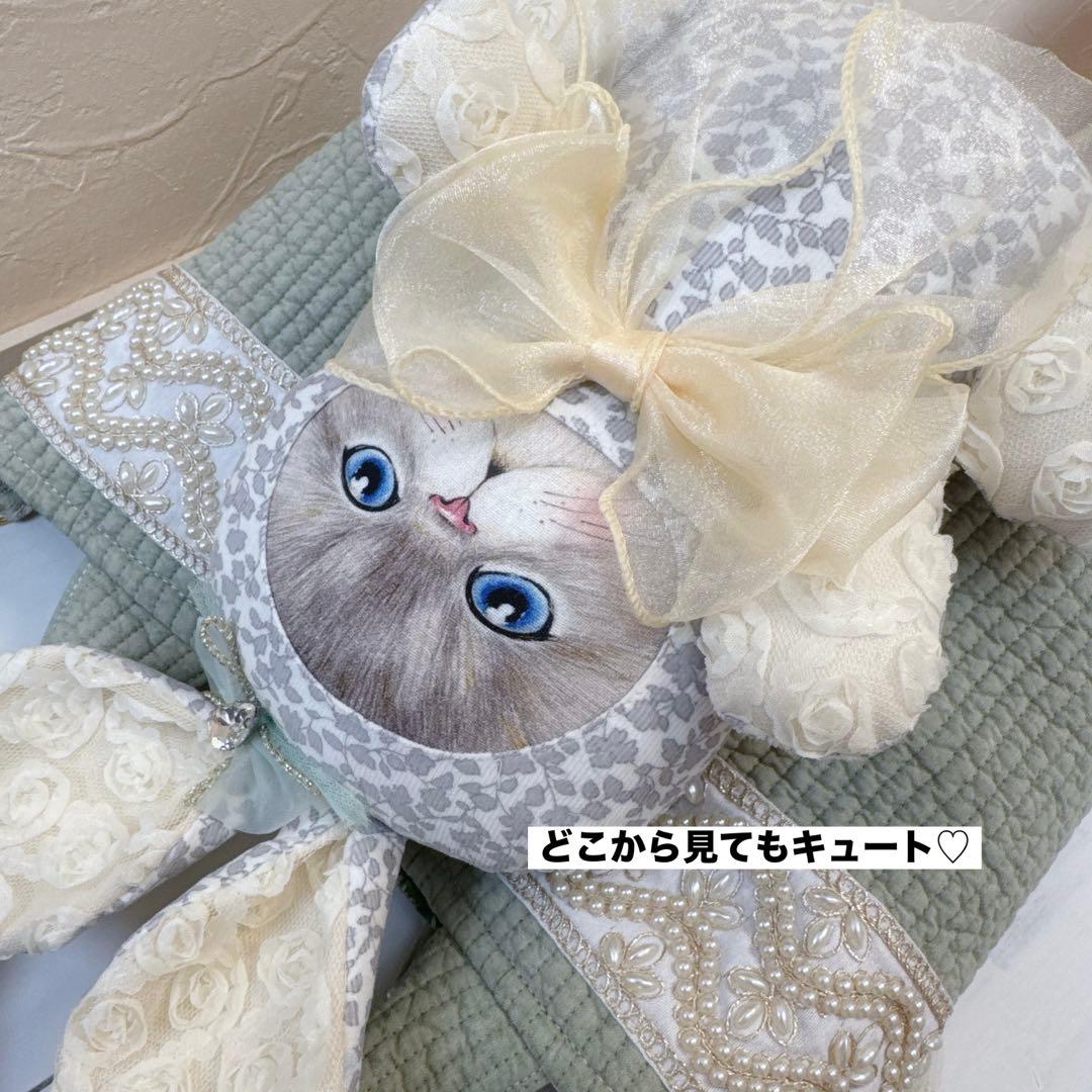 あ*き様 コヤンイサムチョン♡bigるみちゃんヌビ×インド刺繍の春色トートバッグ