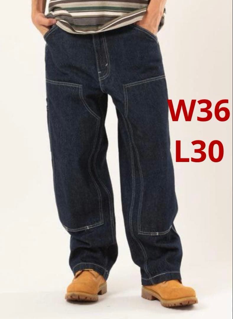 Levi's WORKWEAR 568 LOOSE ダブルニー　W36/L30
