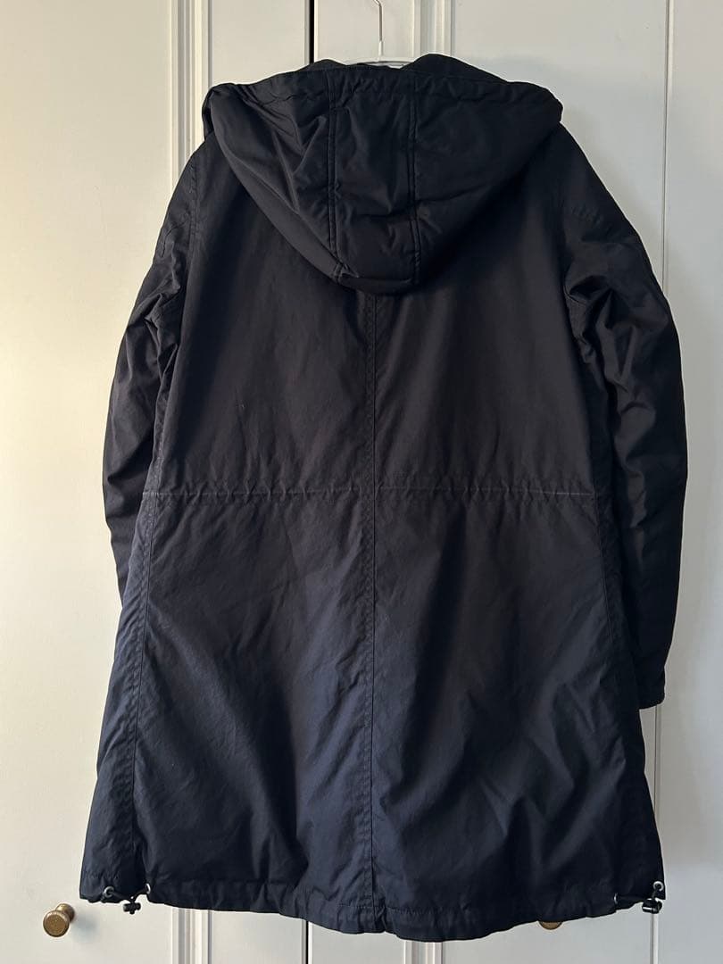 【MHL,】 ダウン&フェザー モッズコート L