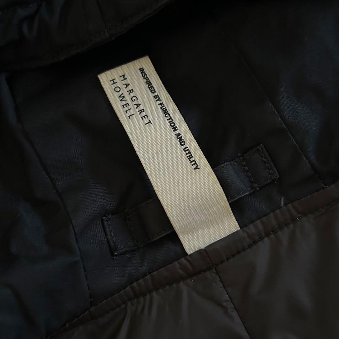 【MHL,】 ダウン&フェザー モッズコート L