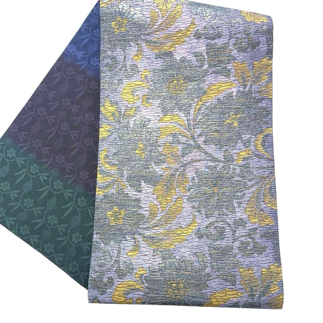 専用帯5021 ●高級 正絹 片面全通 リバーシブル 袋帯