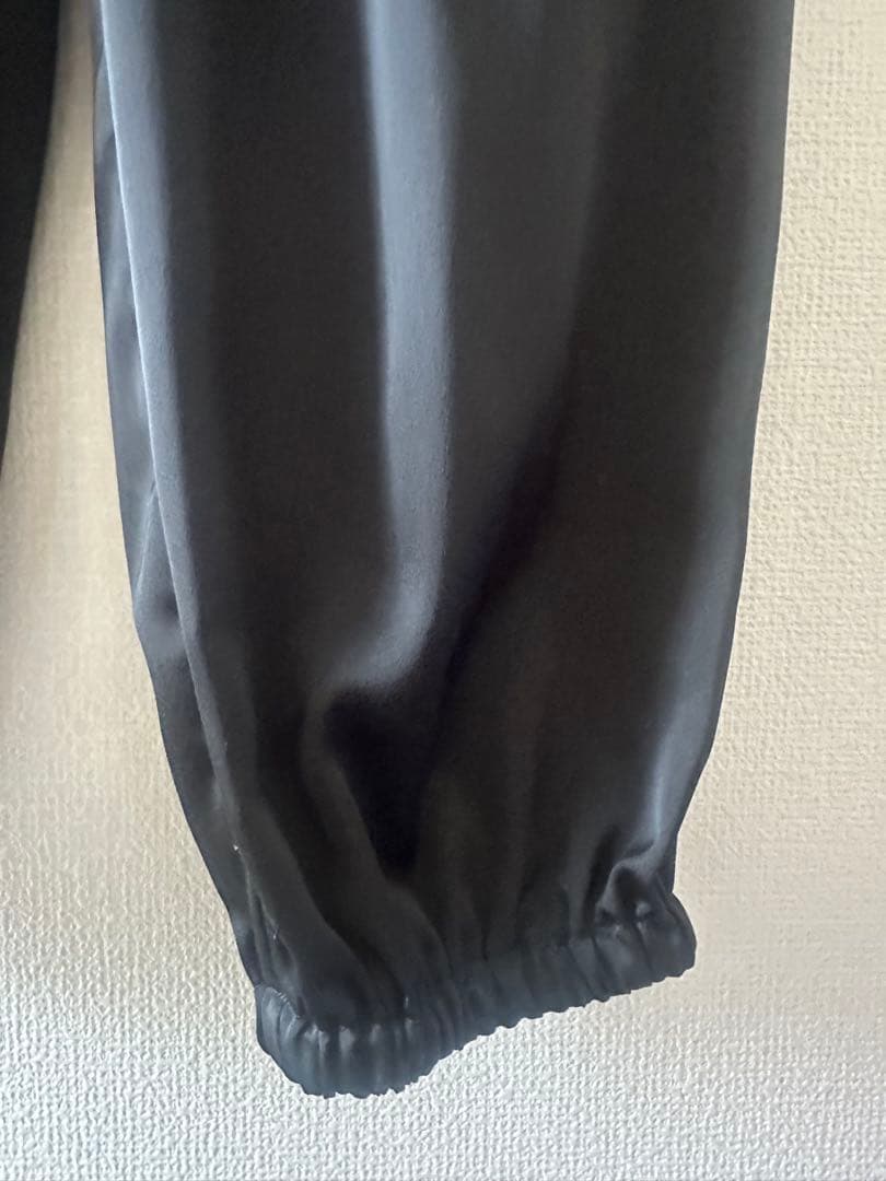 crewre マットサテンカーゴパンツ ブラック サイズ3