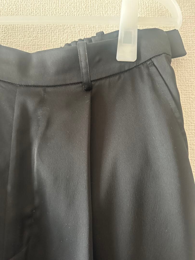 crewre マットサテンカーゴパンツ ブラック サイズ3