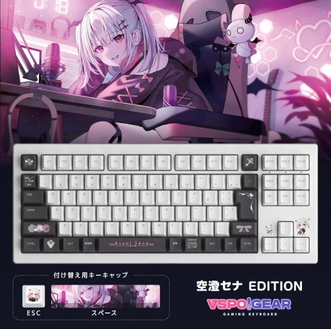 ♡未開封未使用♡VSPO!GEAR 空澄セナEDITION ゲーミングキーボード