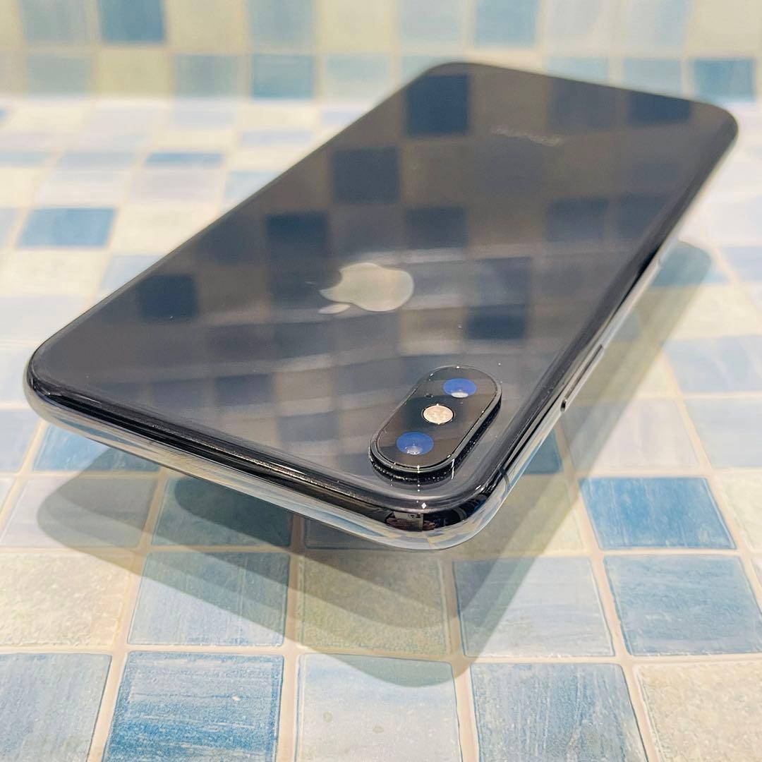 SIMフリー iPhoneX 256GB スペースグレイ 電池良好