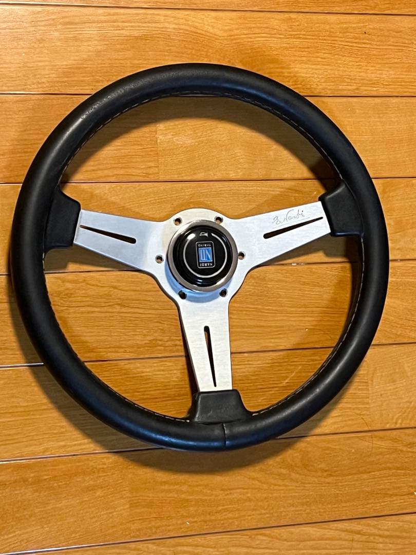 も*ん様 ナルディステアリング　ブラックレザー