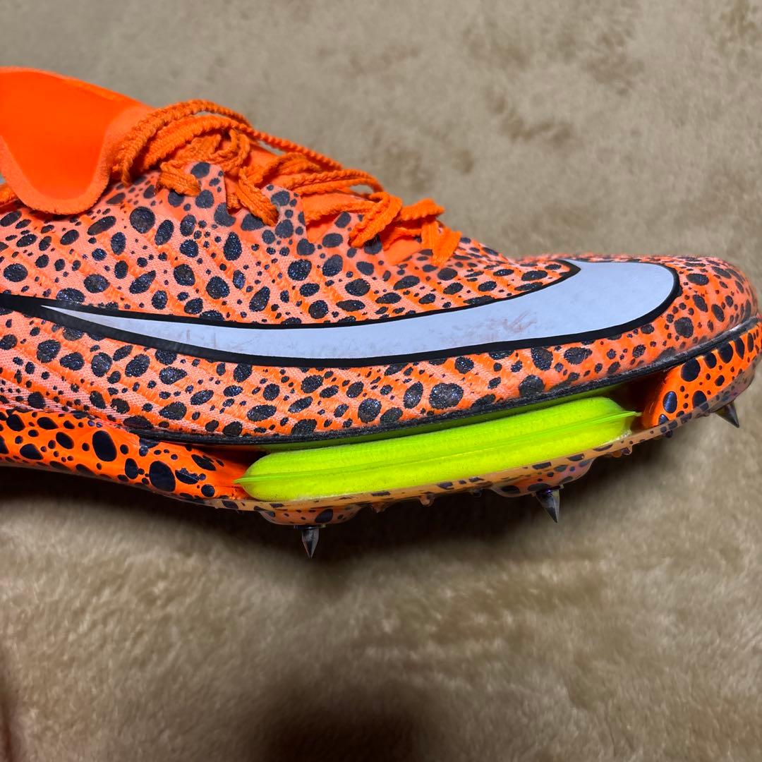 Nike スパイクシューズ オレンジ/青
