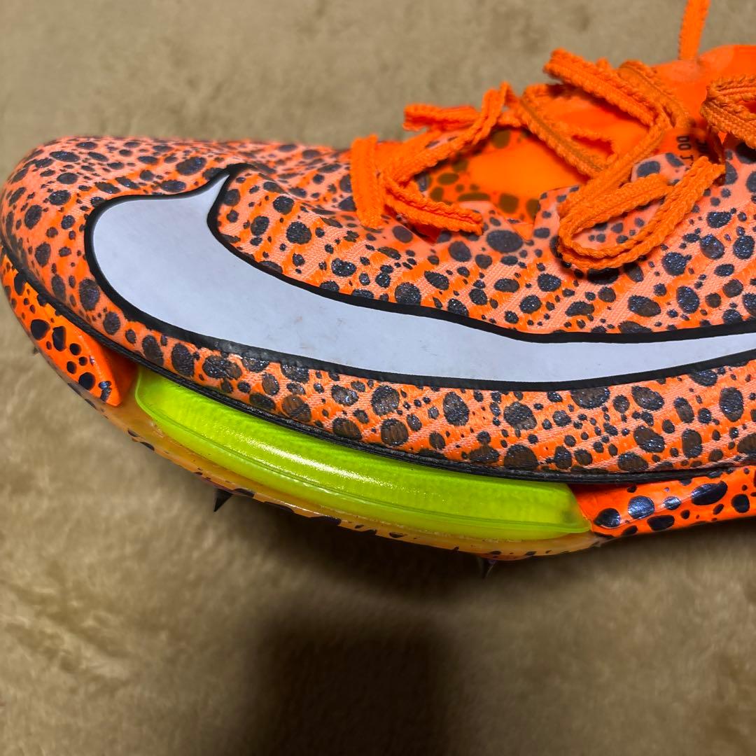 Nike スパイクシューズ オレンジ/青