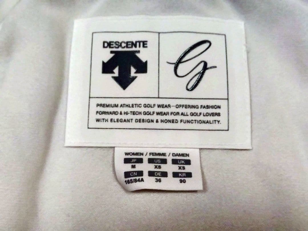 ✨️ほぼ未使用✨️デサント レディース ゴルフジャケット グレー アイボリー