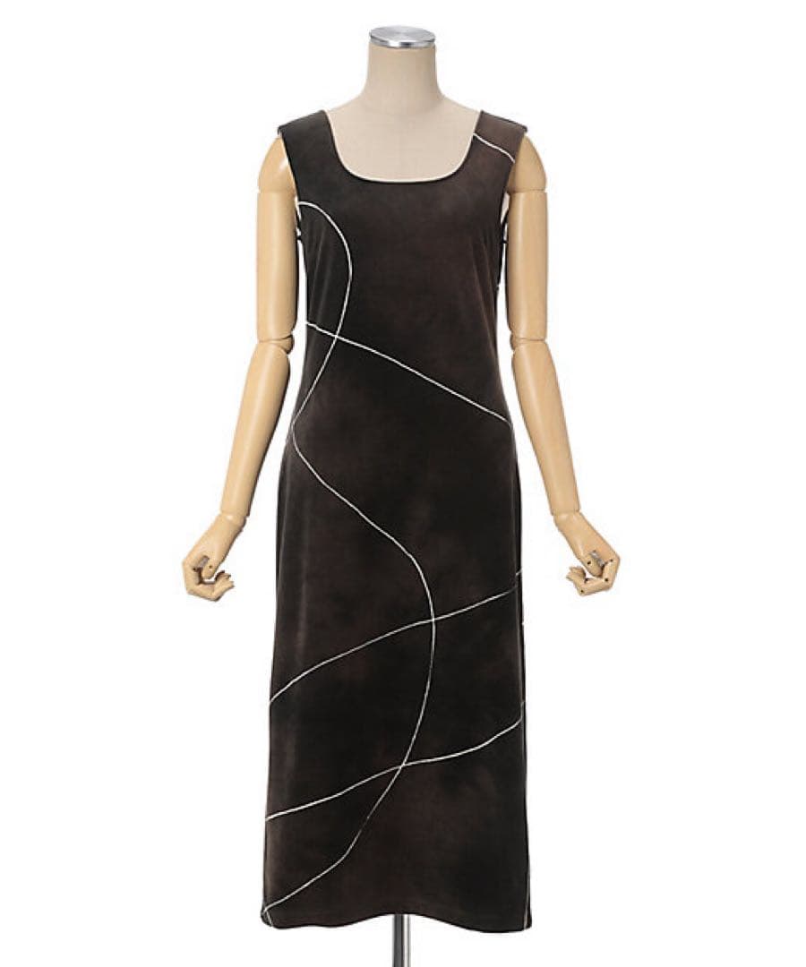 マメクロゴウチ　金継ぎワンピース　サイズ1