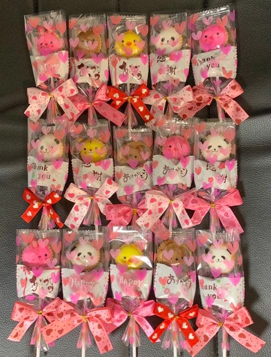 ほっぺた様ご確認用☆かわいいどうぶつのミニブーケ ありがとう Thank you