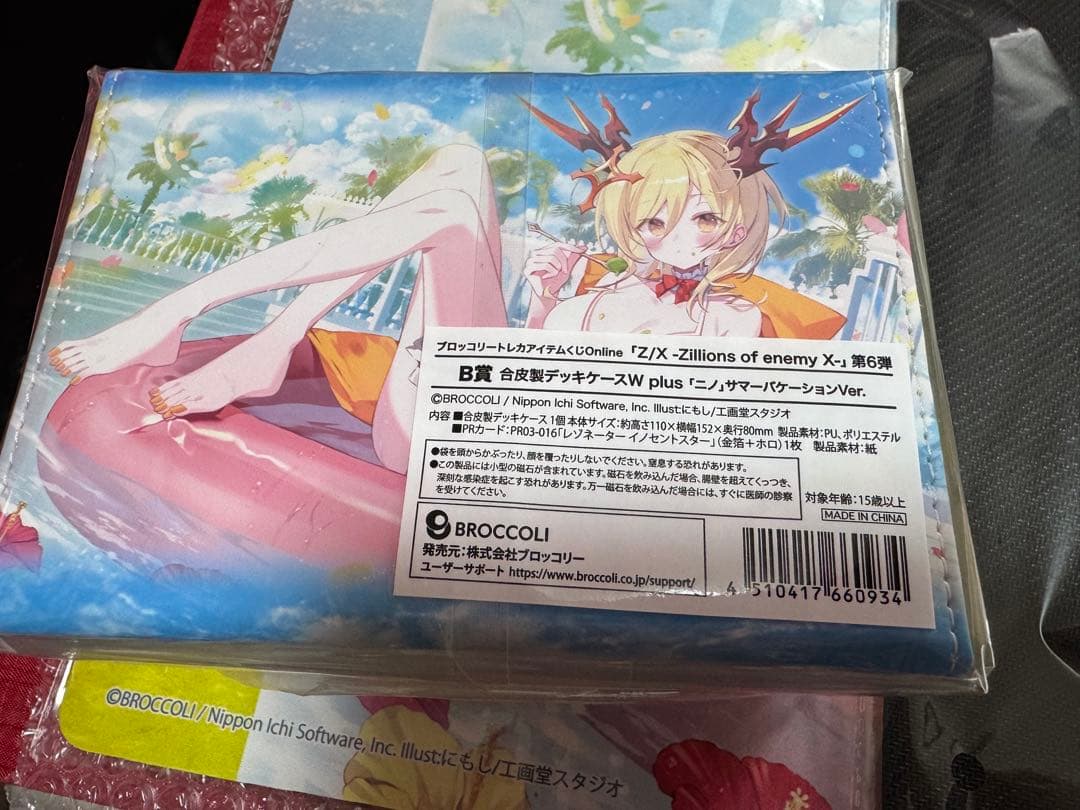 Z/X ゼクス デッキケース ラバープレイマット 「ニノ」サマーバケーション