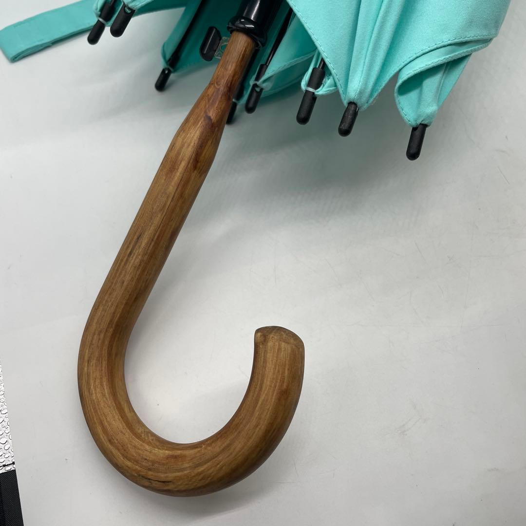 ティファニー ノベルティ 傘 パラソル Tiffany Blue ロゴ入り①