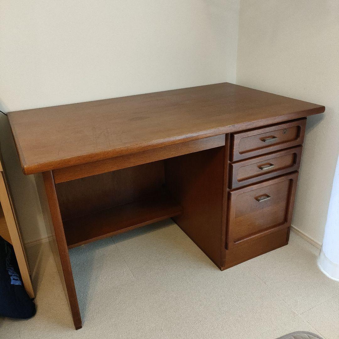 【高級ブランド家具】カリモク家具　学習机　デスク 片袖 カリモク コロニアル