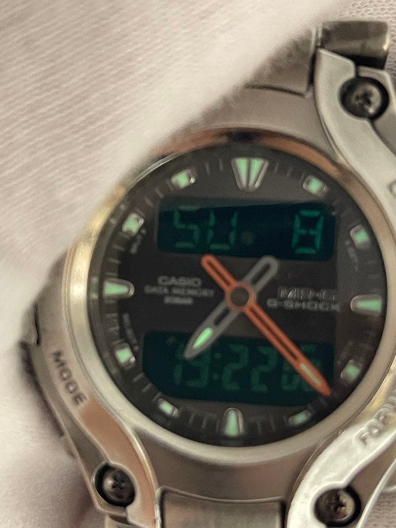 G-SHOCK MRG-130T-1A チタン MR-G ブラックカシオ