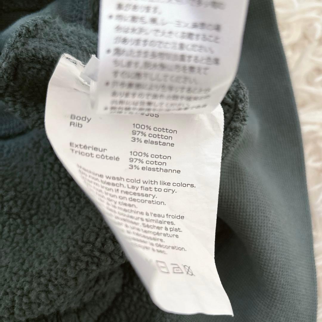 アレキサンダーワン　ダークグリーン クロップドパーカー　コクーン　Mサイズ