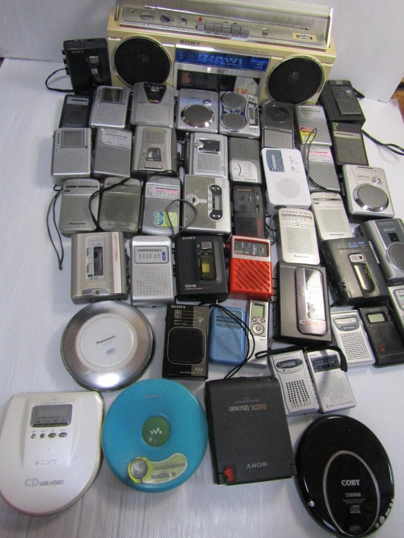 K0734 SONY/ PANASONIC...カセットプレーヤー 46個