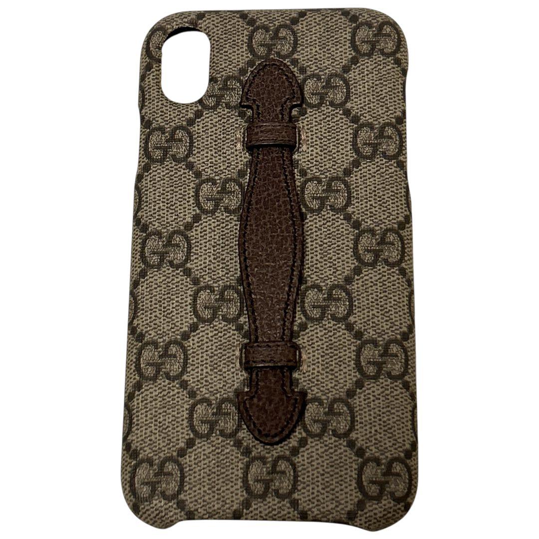 確認未使用 グッチ スマホケース iPhoneXR用 GGスプリーム GUCCI