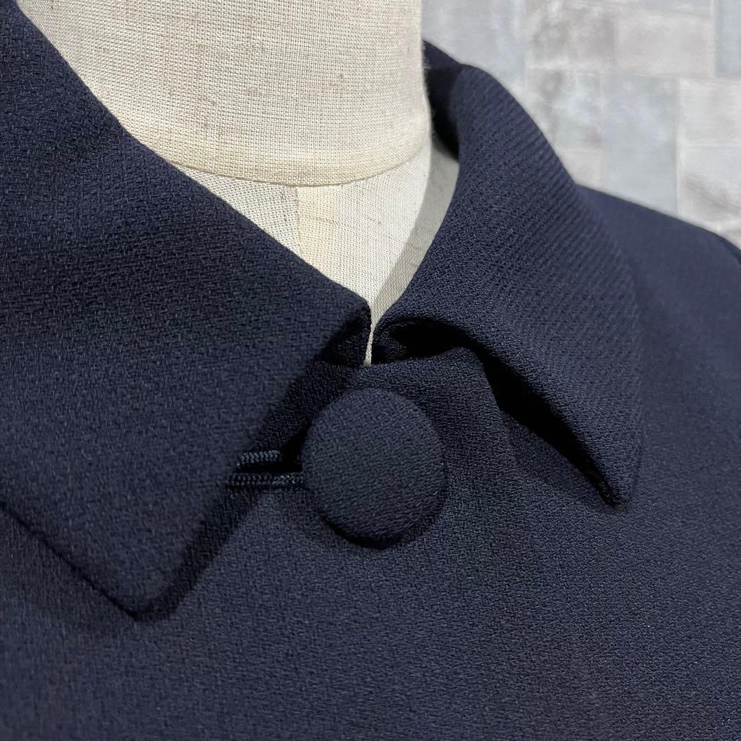 新品✴︎ユキトリイ　スーツ　高級フォーマル　9号　セットアップ　濃紺ネイビー