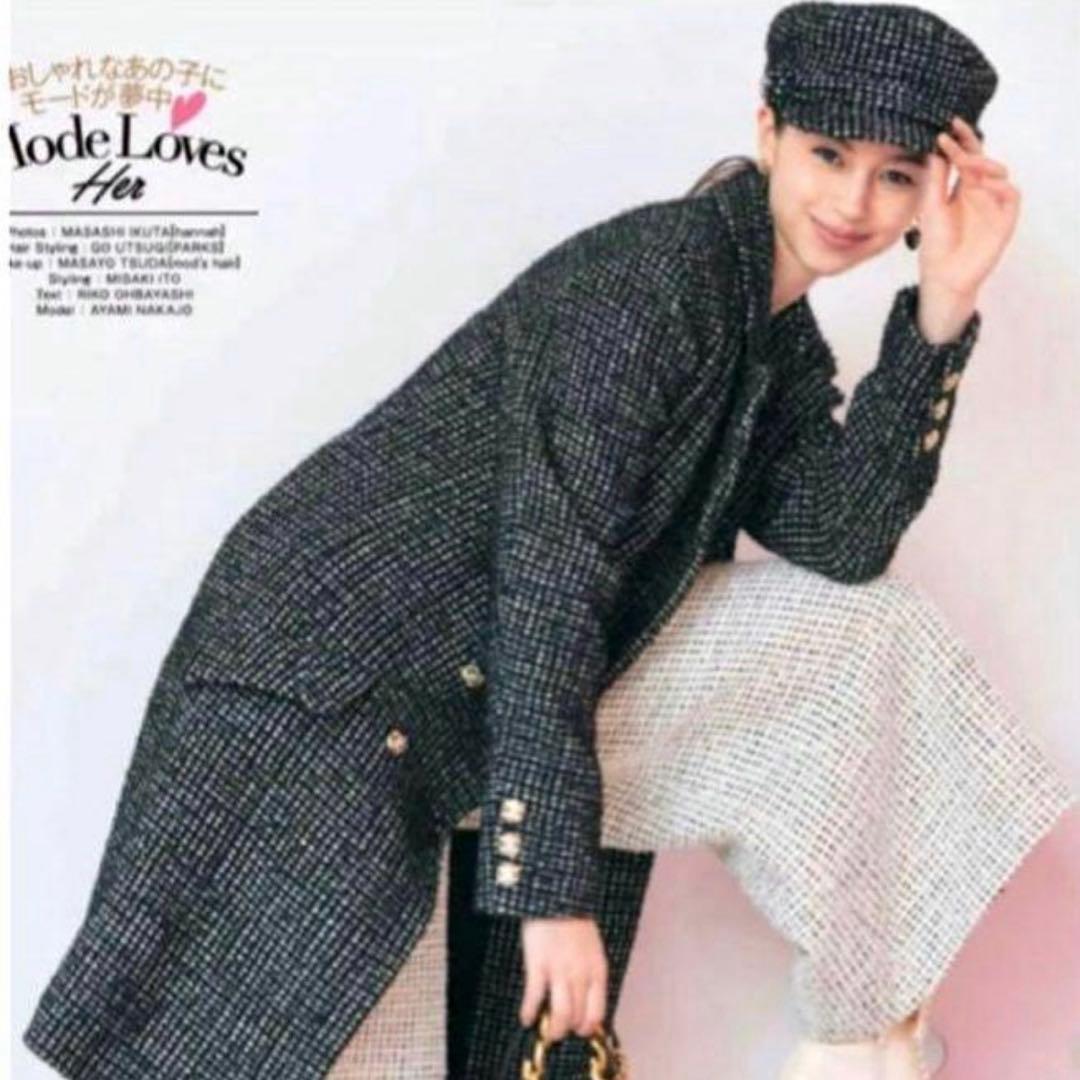 CHANEL シャネル　ツイードキャスケット　レア　Ｌサイズ