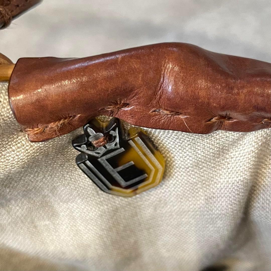 ★eb.a.gos エバゴス　かごバッグ　ハンドバッグ　リアルファー