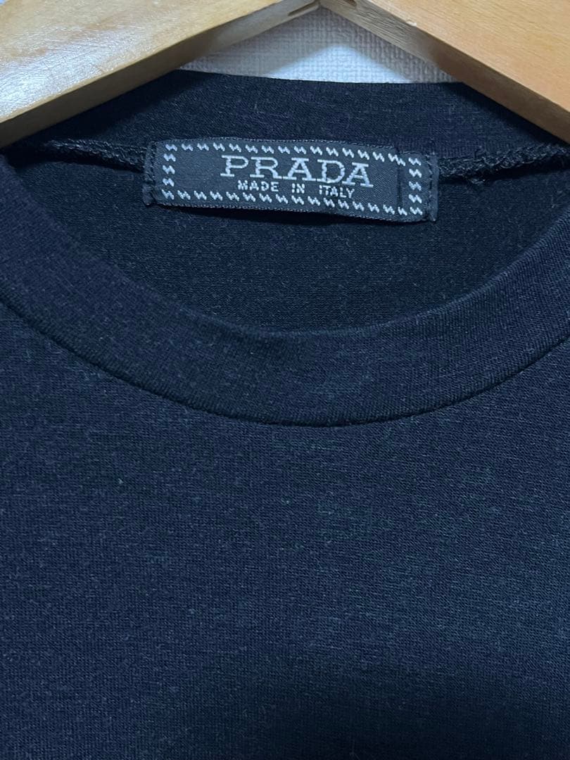 PRADA SPORT 黒 長袖 Tシャツ カットソー
