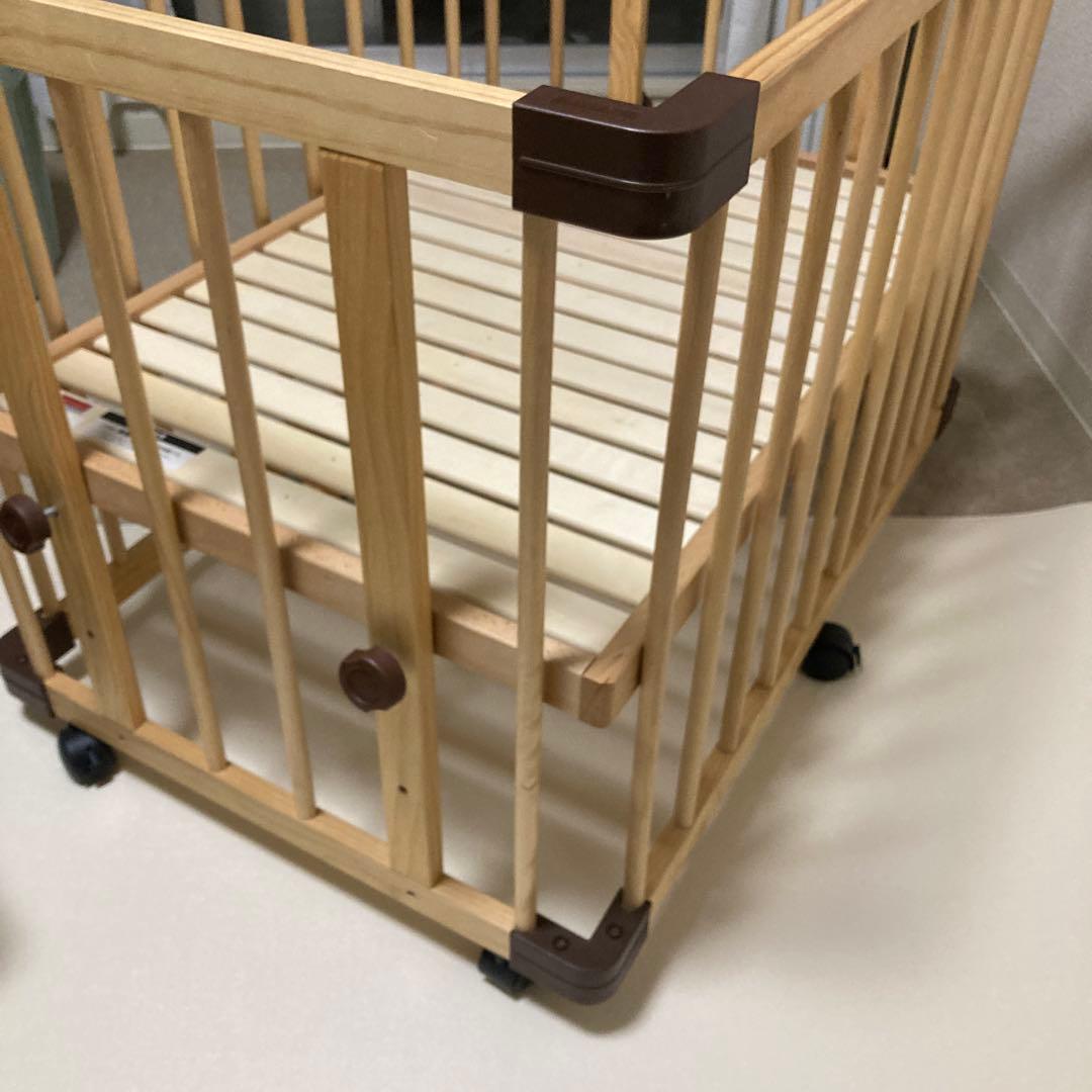 ファルスカ ミニジョイントベッド ネオ ナチュラル　送料込み