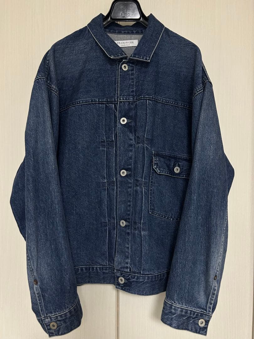 FRAMeWORKフレームワークmadebyJ袖ボリュームデニムジャケット美品