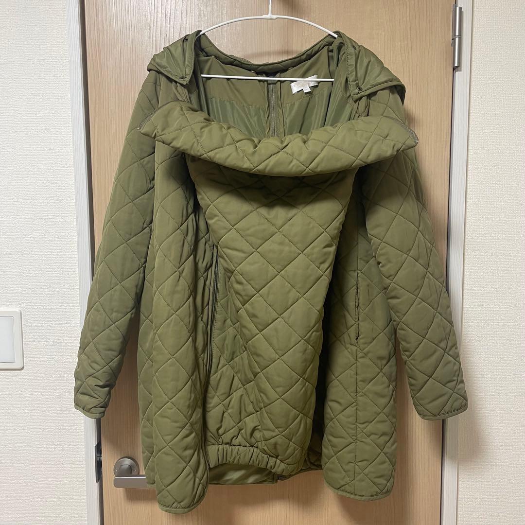 スウィートマミー ママコート 3way 抱っこ おんぶ キルティング カーキ L