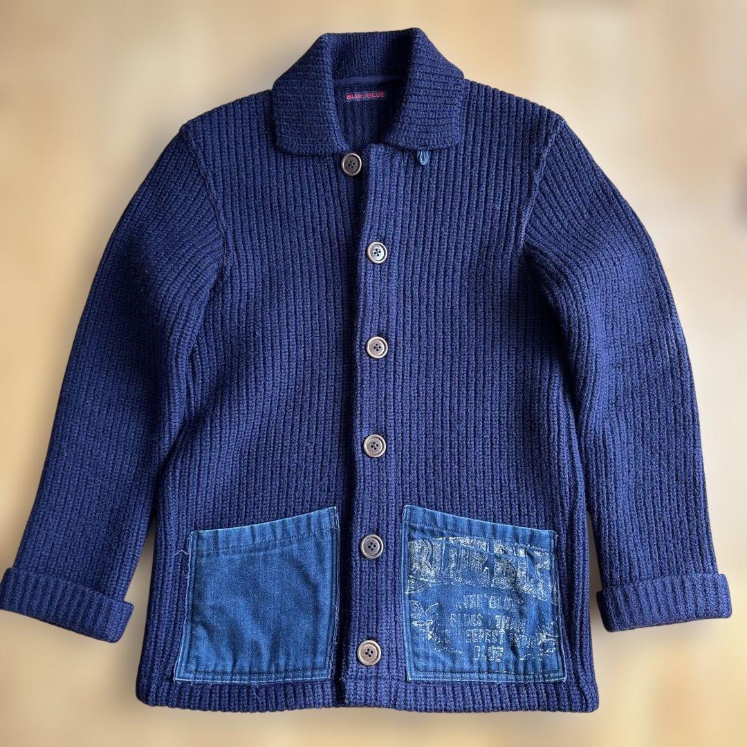 BLUE BLUE 圧縮ニットジャケット キムタク着用ラブジェネ　ハリラン