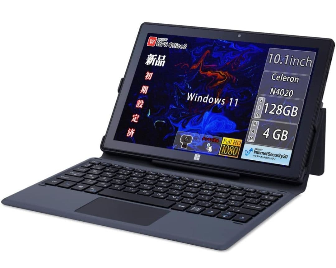 Windows 11 タブレット 10.1インチ Celeron N4020