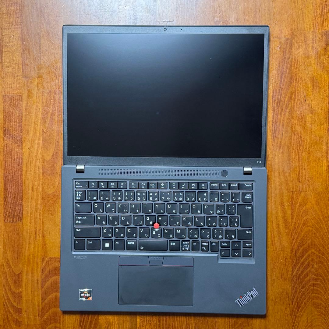 ThinkPad T14 gen3 AMD 32GB 512GB 画面不良