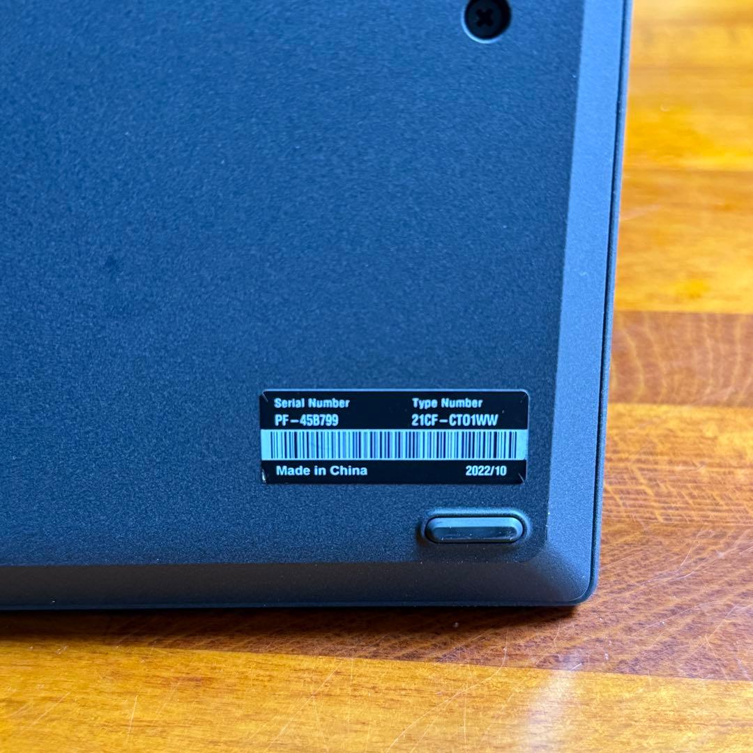 ThinkPad T14 gen3 AMD 32GB 512GB 画面不良